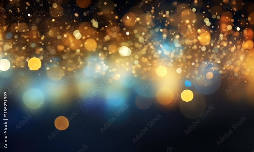 color gold particle on background	

