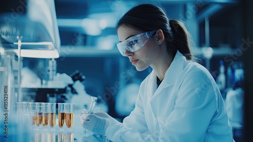 professional health care researchers working in life of medical science laboratory, technology of medicine chemistry lap experiment for hospital