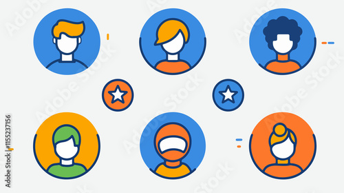 Professional User Reviews Icon Related to Feedback - High-Quality Adobe Stock Photo