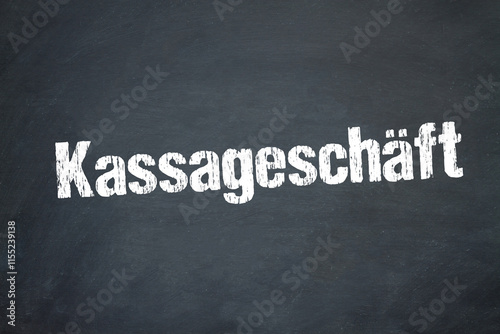 Kassageschäft	
