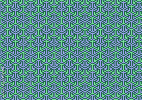 Fondo de motivo con formas geométricas azul y verdes
