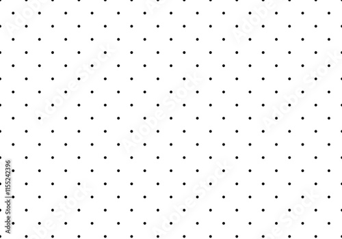 Fondo de patrón de puntos negros en fondo blanco