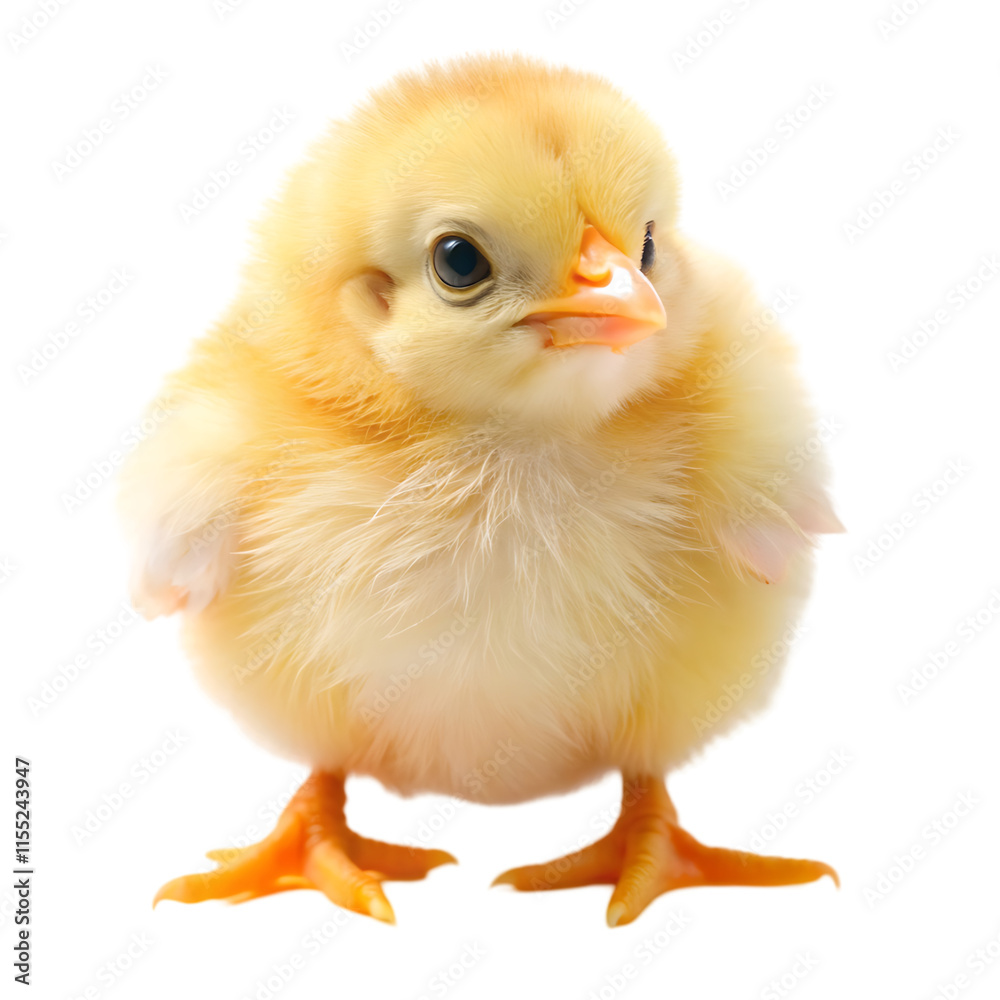 Fototapeta premium baby chicken isolated on white