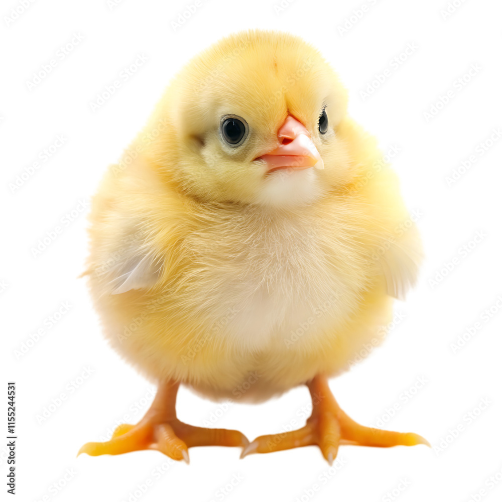 Fototapeta premium baby chicken isolated on white