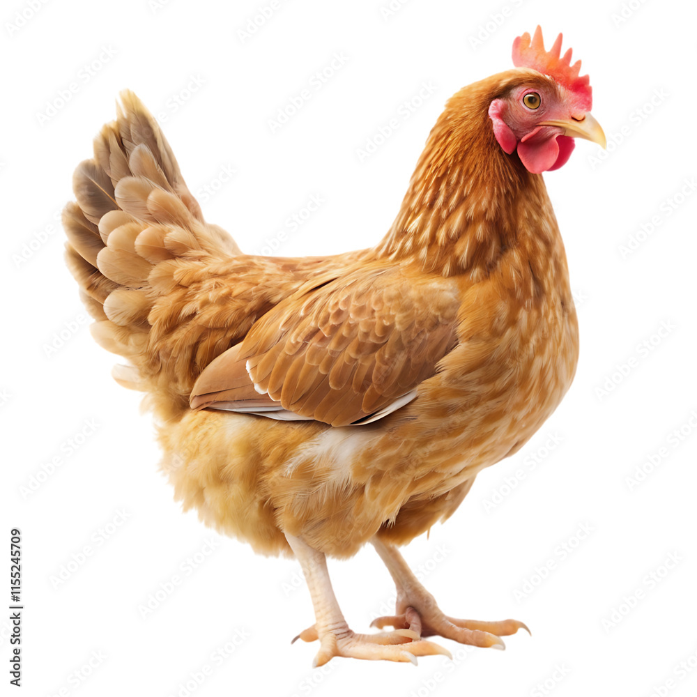 Fototapeta premium chicken isolated on white