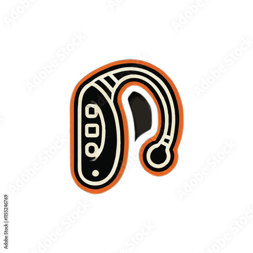 Hearing Aid icon vector symbol design illustration