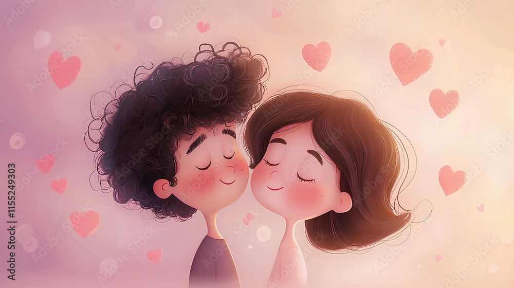 Scene is romantic and playful