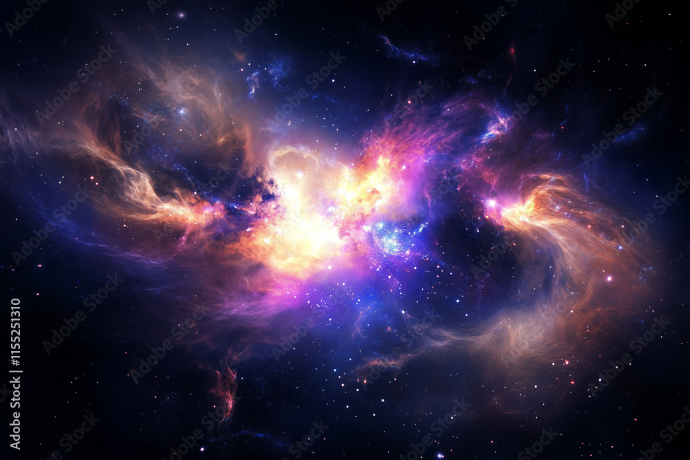 Obraz premium plane in space