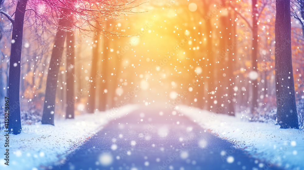 Naklejka premium abstract background with bokeh