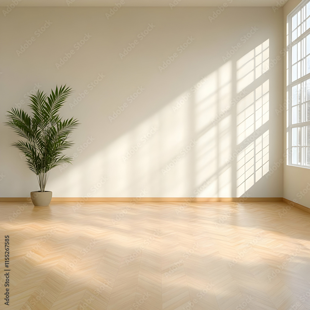Sunlit Room 3D Render Sunlit Room 3D Render