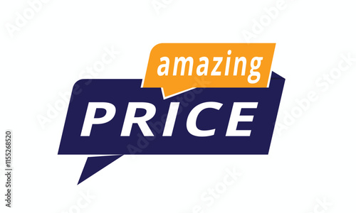 Amazing price - Banner poster or tag set for shop. vector illustration design element.