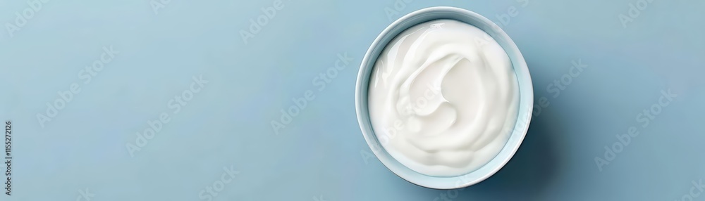 Close-up RAW Style of Fresh Icelandic skyr, high-protein cultured dairy Close-up RAW Style of Fresh Icelandic skyr, high-protein cultured dairy