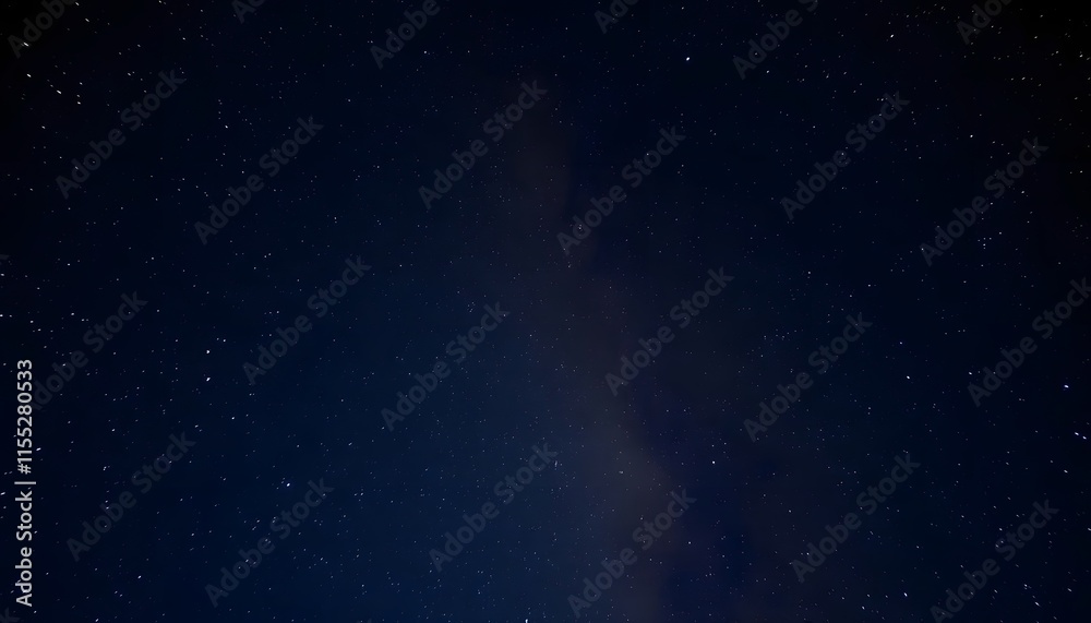 Fototapeta premium Starry Night Sky with Milky Way Detail