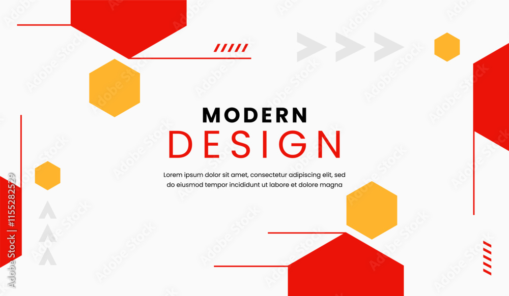 Red and yellow abstract geometric background vector illustration Red and yellow abstract geometric background vector illustration