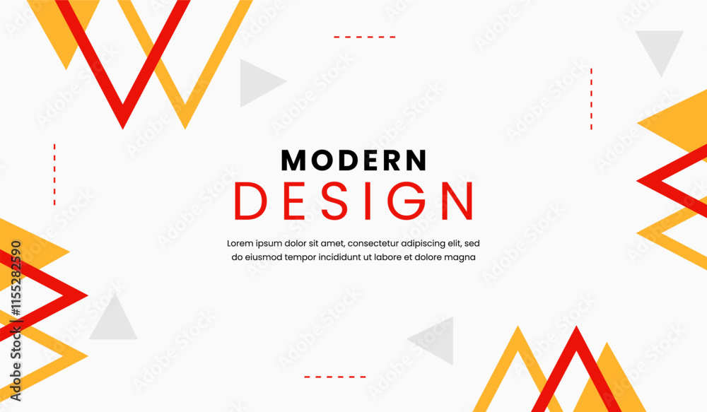 Red and yellow abstract geometric background vector illustration Red and yellow abstract geometric background vector illustration