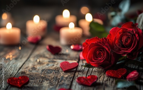 Saint Valentines Day romantic background
