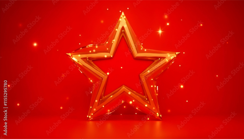 gold star awarding contest event banner background gold star awarding contest event banner background