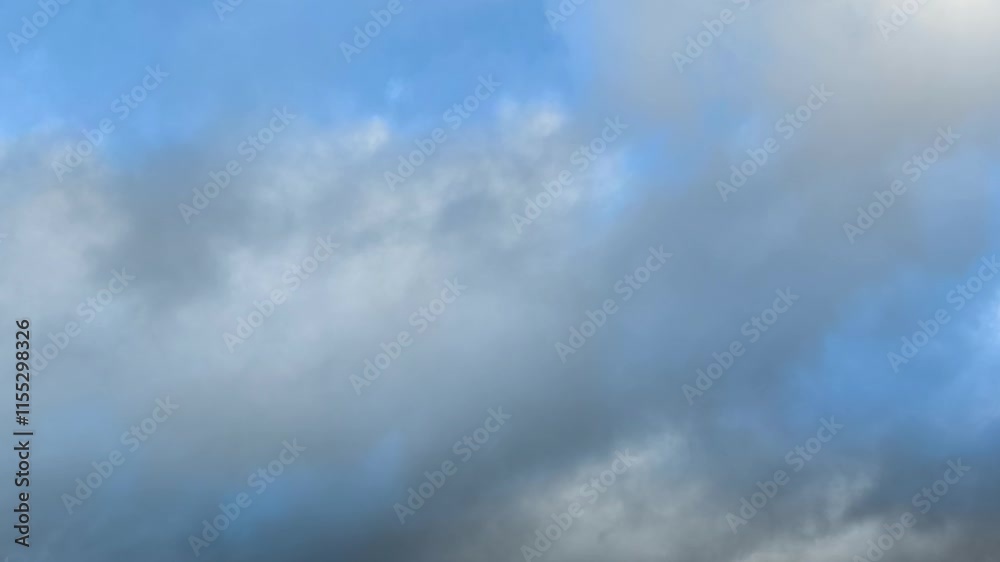 Sky landscape with bright clouds covering the entire sky Sky landscape with bright clouds covering the entire sky