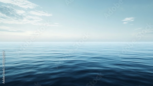 Wallpaper Mural Serene ocean view with gentle waves under a clear sky. Torontodigital.ca