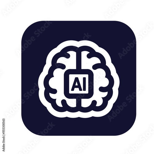 ai brain icon