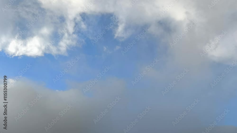 Sky landscape with grey and orange clouds in the early morning Sky landscape with grey and orange clouds in the early morning