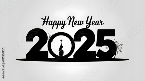 Happy New Year Graphic Design for Celebrations