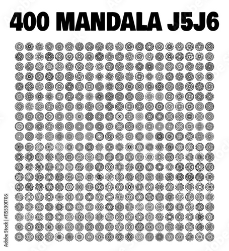 various mandala collections - 400 set yoga pattern