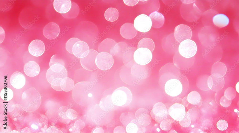 Abstract Pink Bokeh Background Lights Sparkle Abstract Pink Bokeh Background Lights Sparkle