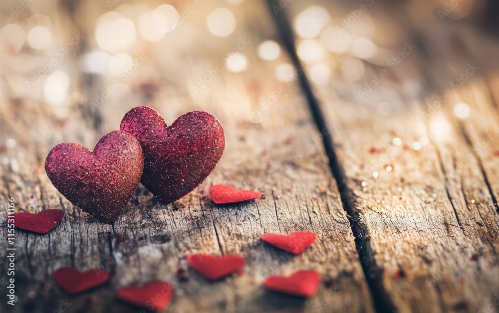 Fototapeta premium Saint Valentines Day background