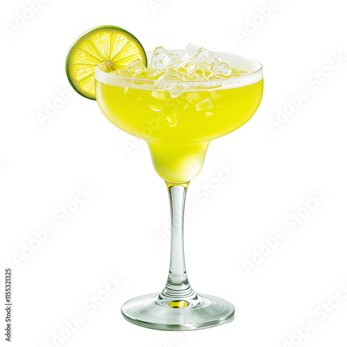 cocktail with lemon Transparent PNG photo