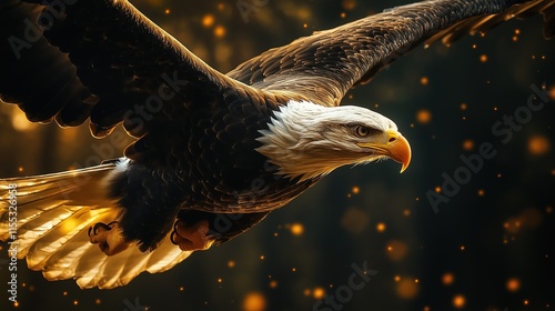 Eagle abstract background photo