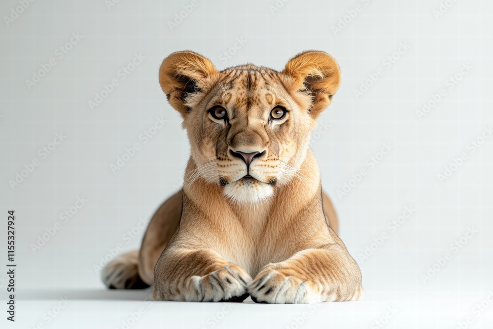 Fototapeta premium Lion Cub Portrait