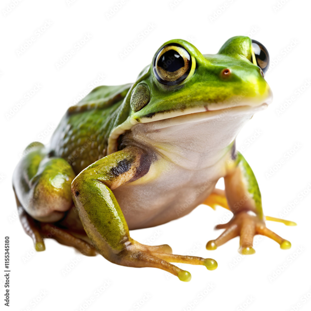 Obraz premium Frog isolated on transparent background