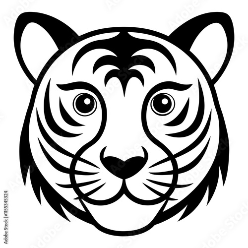 head of a tiger