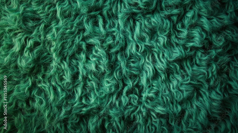 top view on green wool carpet surface, texture background top view on green wool carpet surface, texture background