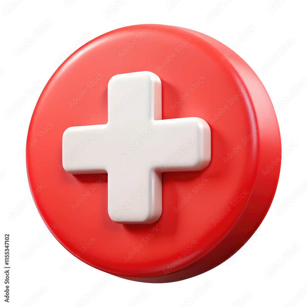 cross button 3d icon in cartoon plastic style minimal isolated on transparent white background, clipping path cross button 3d icon in cartoon plastic style minimal isolated on transparent white background, clipping path