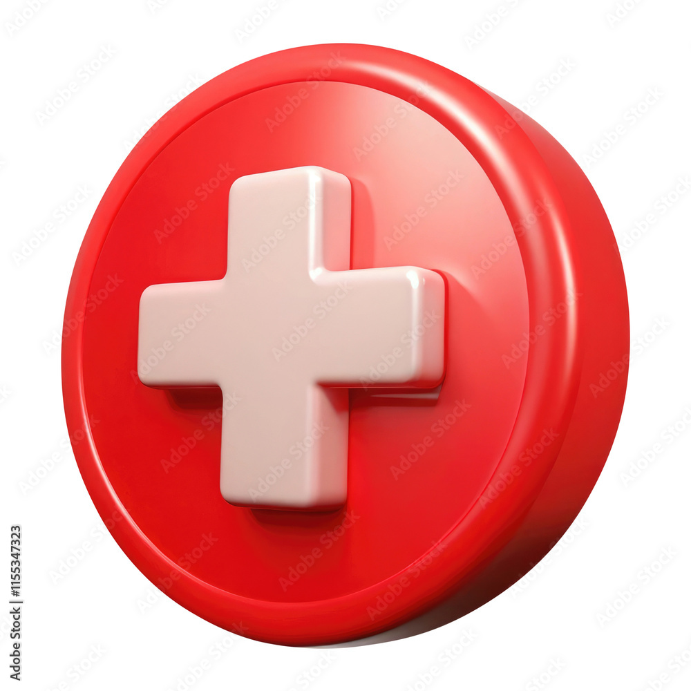 cross button 3d icon in cartoon plastic style minimal isolated on transparent white background, clipping path cross button 3d icon in cartoon plastic style minimal isolated on transparent white background, clipping path