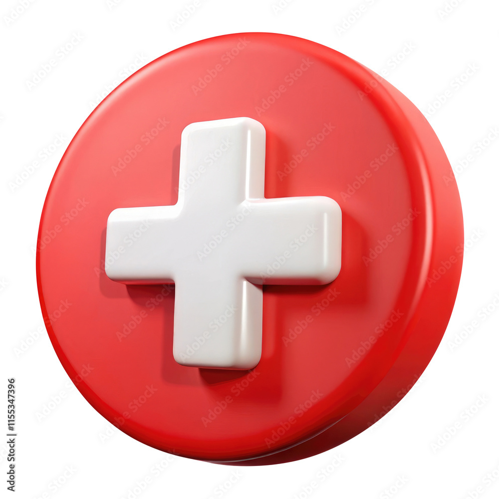 cross button 3d icon in cartoon plastic style minimal isolated on transparent white background, clipping path cross button 3d icon in cartoon plastic style minimal isolated on transparent white background, clipping path