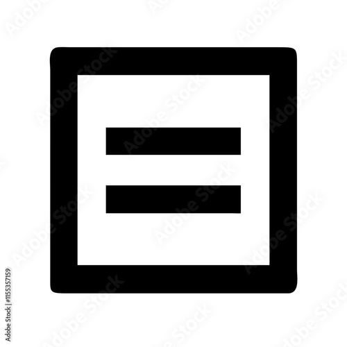 equal icon design