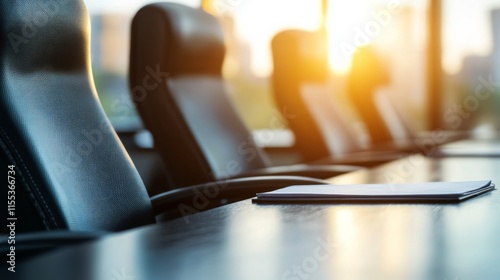 Modern Conference Room with Bright Lighting