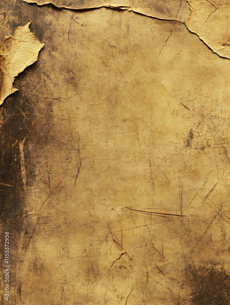Fototapeta premium Antique grunge textured paper background with distressed and aged look and vintage heritage appeal : Generative AI
