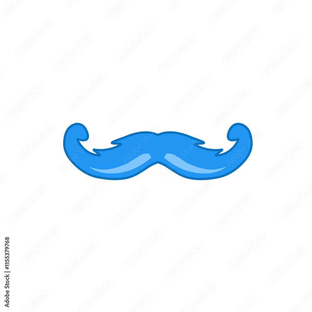 Obraz premium mustache movember vector icon