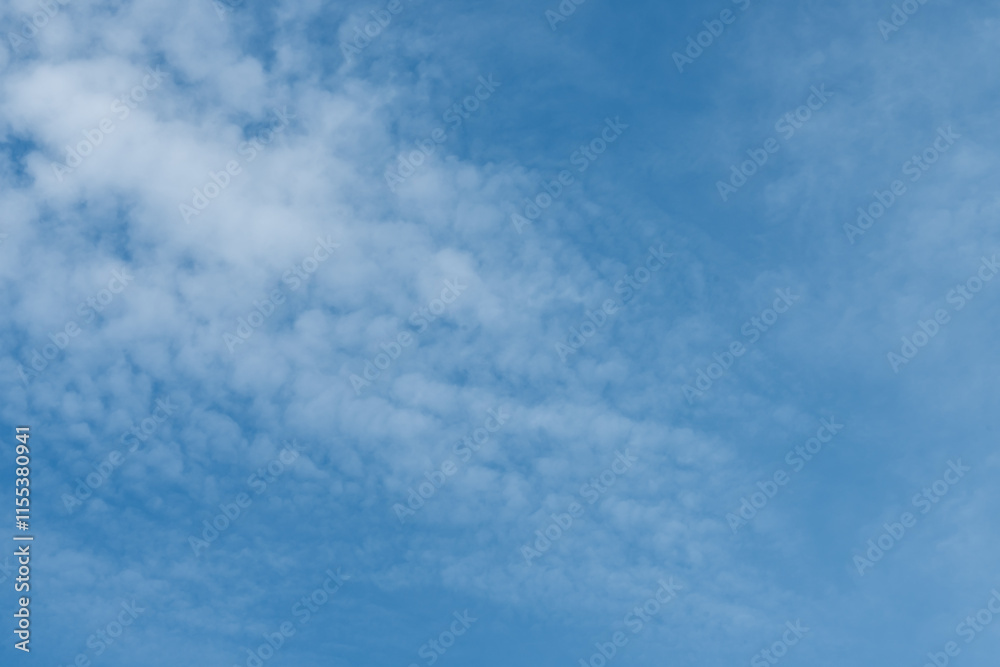 Cloudy blue sky in rainy day of rainy season in Northern Thailand Cloudy blue sky in rainy day of rainy season in Northern Thailand