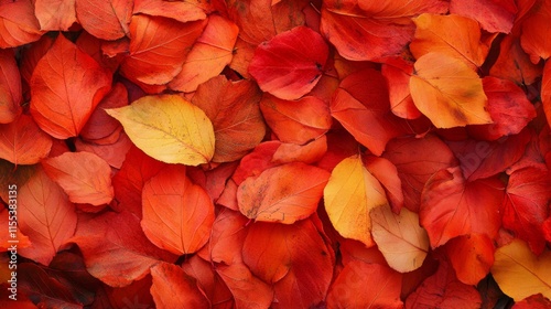 Autumn Leaves: A Vibrant Fall Display photo