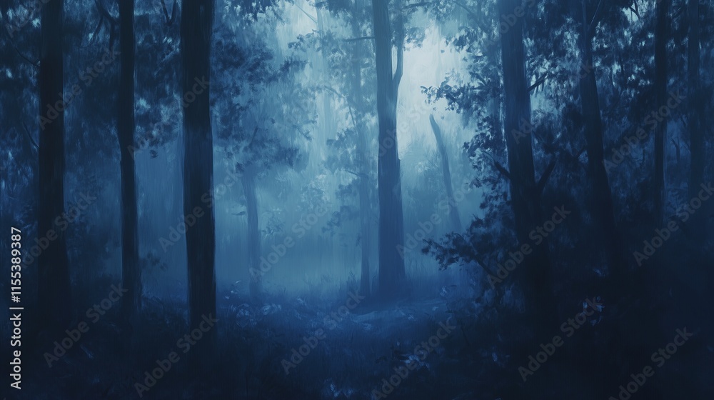 Fototapeta premium dark blue wood