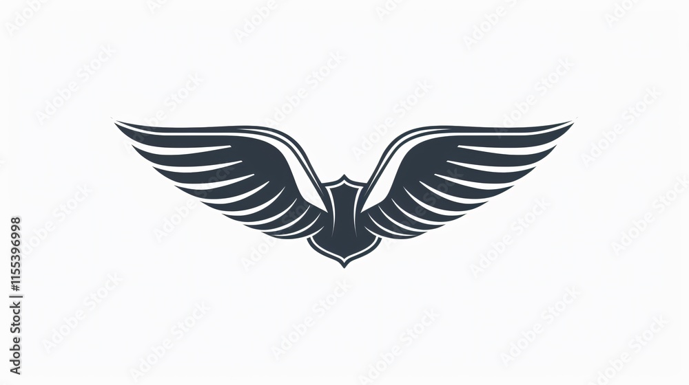 Auto Wing Car Automotive Vector Logo Template Flat Design Auto Wing Car Automotive Vector Logo Template Flat Design