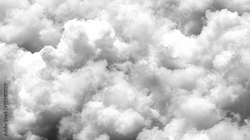 Grayscale Clouds: A Dramatic Monochrome Sky