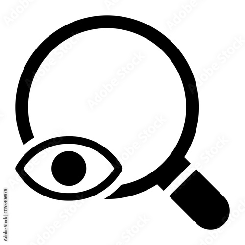 eye glyph icon