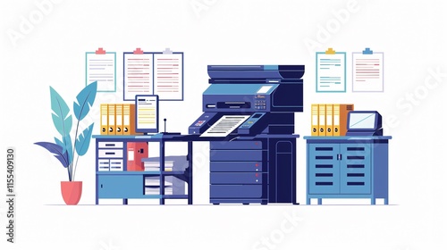 Efficient Professional Office Copier Multifunction Printer for Printing Documents