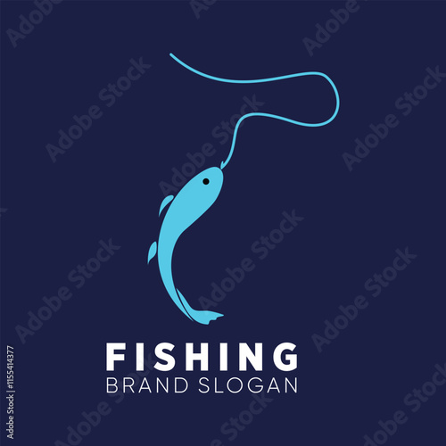 Fish Koi FIsh Fishing Logo